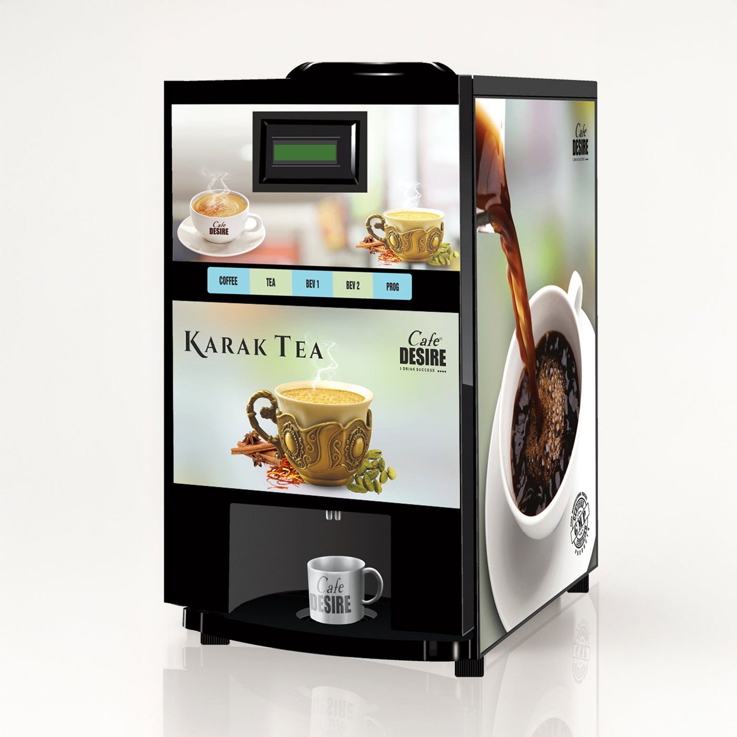 4 Beverage Vending Machine (Multi-Water-Inlet)