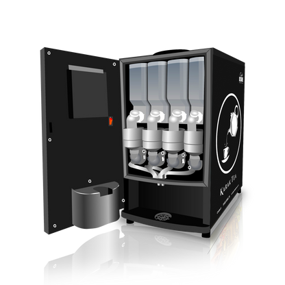 Quadra Option LED Vending Machine - Multi-Water-Inlet