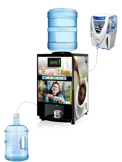 Quadra Option Vending  - Multi water Inlet  - 4 lane