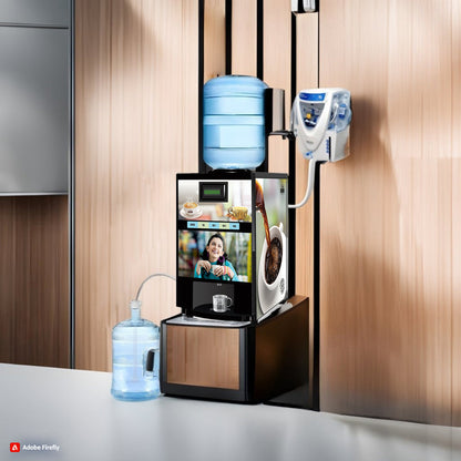 Quadra Option Vending  - Multi water Inlet  - 4 lane