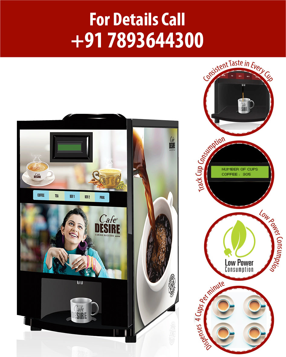 Quadra Option Vending  - Multi water Inlet  - 4 lane